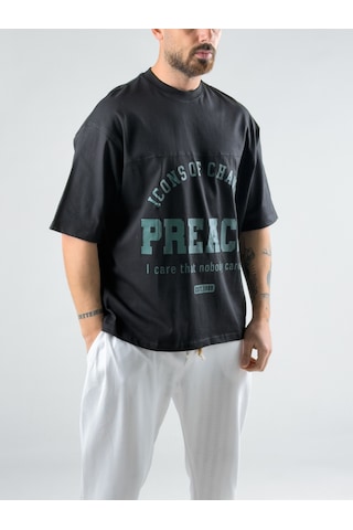 Cocopelli Siyah Preach Erkek T-shirt Coc2998