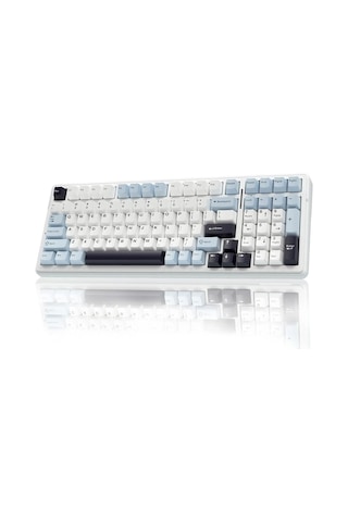 Aula F99 3 Modlu Rgb Hot Swap Mekanik Reaper Switch Kablosuz Makrolu Klavye Lacivert