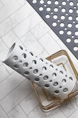 Dln Shop 2 Adet Vantuzlu Banyo Duş Kaydırmazı Beyaz Renk V-141 Beyaz