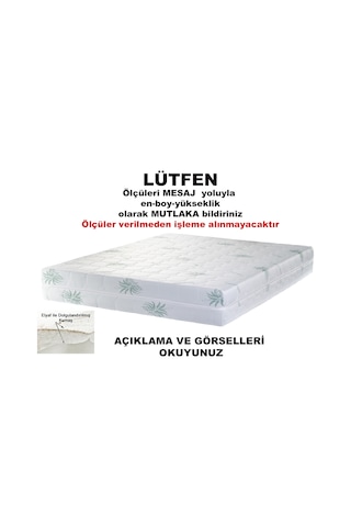 Artex 90X190 Fermuarlı Yatak Kılıfı Yatak Koruyucusu Yatak Örtüsü Nevresim