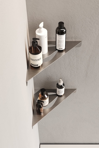 Zift Unique Paslanmaz Çelik Banyo Köşeliği Duş Rafı Paslanmaz Çelik