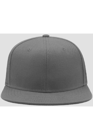 Külah Basic Street Snapback Hiphop Cap Gri Şapka - Gri