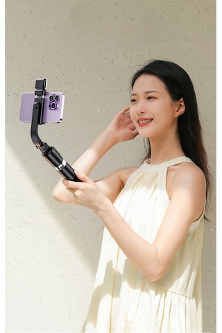 Işıklı Telefon Tripod Bluetooth Kumandalı Video Çekim Selfie Tripod Standı Telefon Tutucu