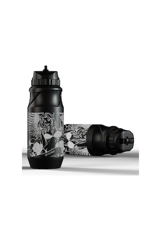 Enlee 650 Ml Dağ Bisikleti Su Şişesi Bpa Içermez Fda Sertifikası Olmadan - Güzel Kız/Siyah