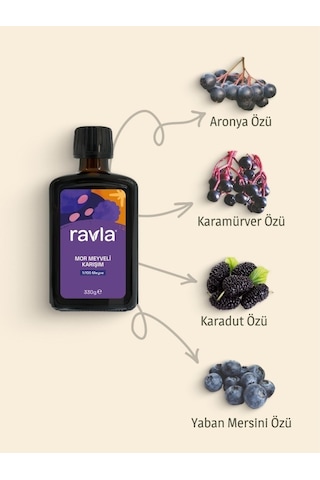 Ravla Mor Meyveli Karışım - 330g