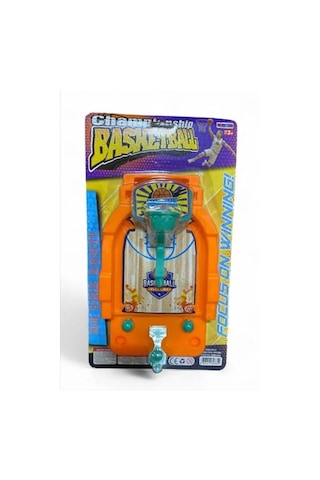 Mini Basketbol Şut Oyunu, Yaylı Fırlatmalı 24cm