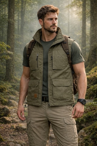 Outdoor Suit Aydın Yazlık Yelek Kalıplar Dardır Bir Beden Büyük Alınız Haki Yeşil