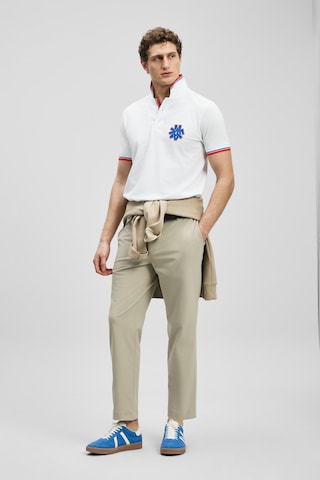 Lufian Gavin Smart Erkek Polo T-shirt 111040244 Ekru