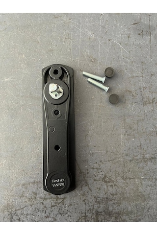 Siyah Alüminyum Sürme Gömme Gizli Kol