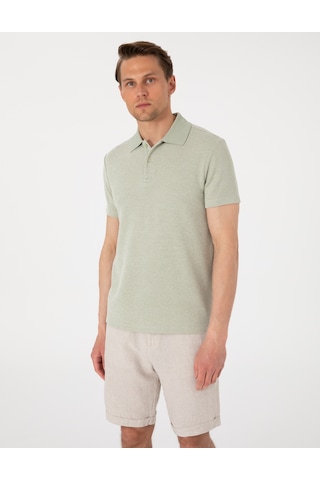 Pierre Cardin Erkek Haki Tişört 50310171-vr027 Haki
