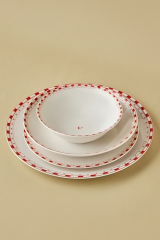Karaca Türkiye Serisi Pasta Tabağı 19 Cm Kırmızı