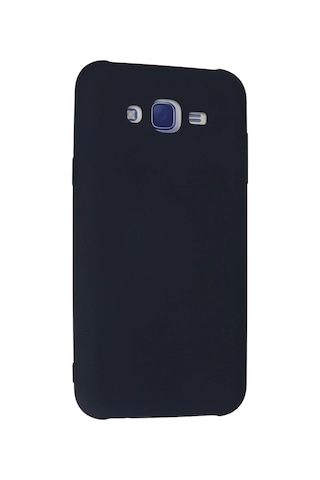 Samsung Galaxy J7 Kılıf Nano İçi Kadife Silikon - Lacivert