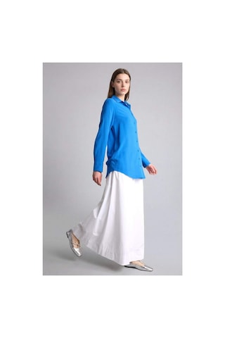 Defacto A Kesim Poplin Maxi Etek H5642ax26smwt79 Beyaz-wt79