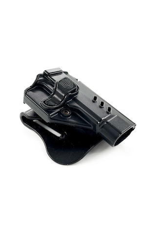 Siyah Sarsılmaz Kılınç Polimer Tabanca Kılıfı - Silah Kılıfı Siyah