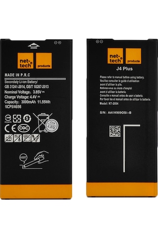 Teknonet Samsung Galaxy G610 J7 Prime Uyumlu 3000 Mah Batarya