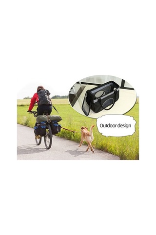 Novahub Mg-861 Dodopet Outdoor Pet Çantası 600d Polyester Siyah - Beden L Siyah Siyah