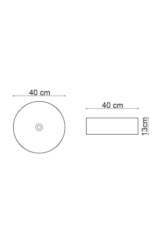 E-w1502mag Tezgah Üstü Lavabo Mat Gri & Beyaz Renkli