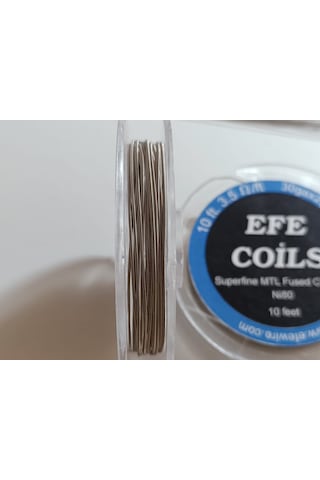 Efe Coils Mtl Süperfine Fused Clapton 10 Feet 2x30+38 Ni80