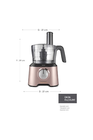 Karaca Mastermaid Power 10 in1 2000 W Mutfak Robotu