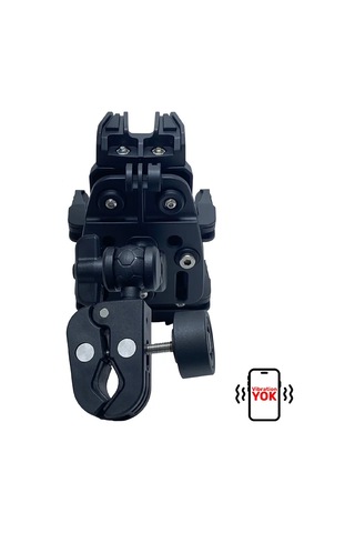 Ct-m21 Telefon Tutucu Titreşim Önleyici Motosiklet Gidon Montajlı 8 Pençeli Siyah Su Geçirmez Siyah