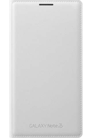 Galaxy Note 3 N9000 İle Uyumlu Flip Wallet Kılıf Beyaz Ef-wn900b