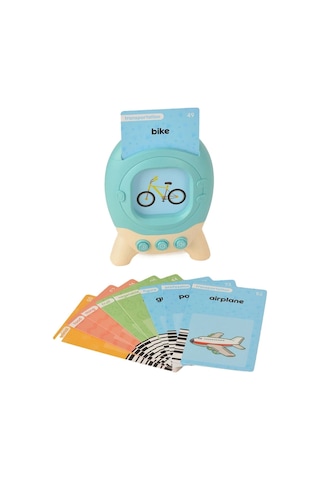 Öğretici İngilizce Konuşan Flash Kartlar Mavi