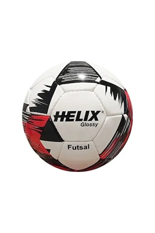 Helix Glossy Futsal Topu No: 4 Siyah-kırmızı