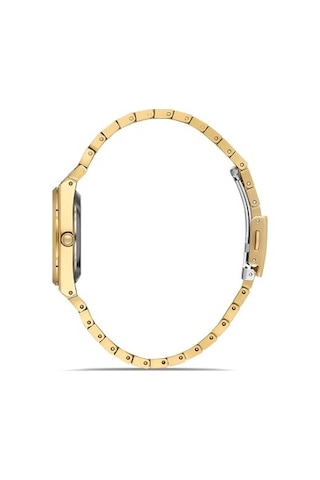 Ferro Fl21495a-b Quartz Çelik Altın Rengi Beyaz Kadran 32 Mm Kadın Kol Saati Altın