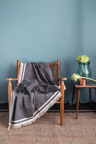 Athens Koltuk Şalı 170 230 Siyah