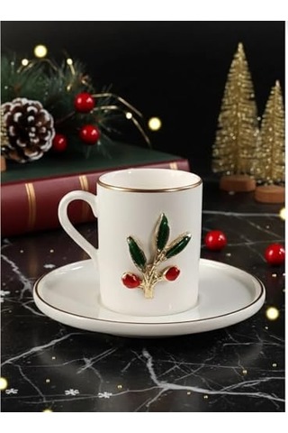 Regna Home Fine Living Kokina 4 Parça 2 Kişilik Kahve Fincan Seti 93 Ml Diğer