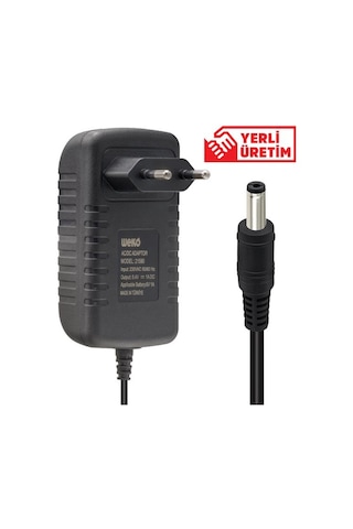 Weko 8.4 Volt - 1 Amper 8.4 Watt 5.5 2.5 Uçlu Lityum Pil Ledli Yerli Üretim Şarj Adaptörü