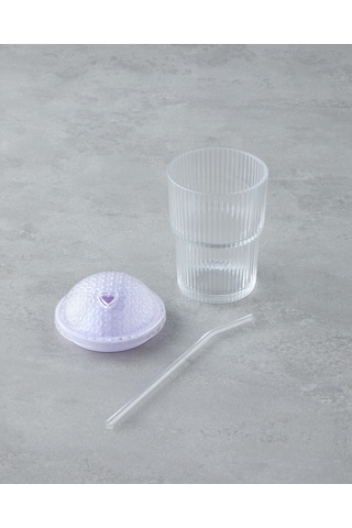 English Home Gleam Cam Bardak 400 Ml Lila