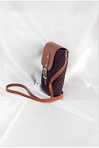 Umela Butik Kahverengi Bayan Omuz Çantası