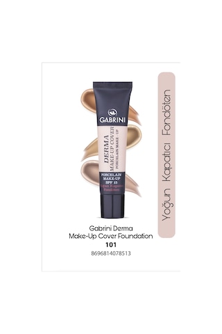 Gabrini Fondöten Porselen Makyaj Derma Make Up Cover No:101