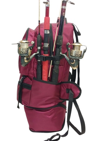 Rowan Çanta Rowan Körüklü Bordo Kamp Dağ Balıkçı Seyahat Çantası 70 34 27cm Bordo