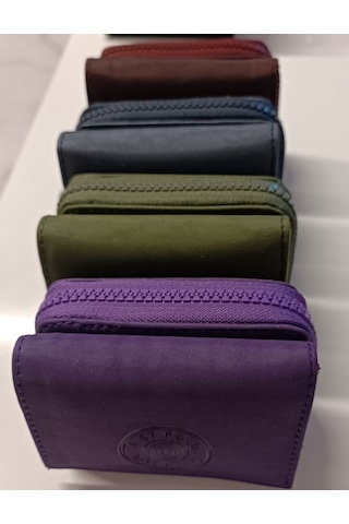 Asesstore Kadın Kırınkıl Kumaş Çıtçıtlı Ve Fermuarlı Şık Cüzdan Kartlık Aksesuar Çok Renkli Asesstore Kadın Kırınkıl Kumaş Çıtçıtlı Ve Fermuarlı Şık Cüzdan Kartlık Aksesuar Çok Renkli