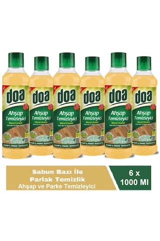 Doa Ahşap Ve Parke Temizleyici 1 Lt X 6 Adet 1 L