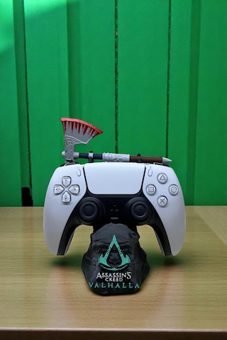 Assassin's Creed Playstation Konsol Standı Kol Tutucu Stand Joystick Standı Ps4/ps5/xbox Uyumlu Siyah