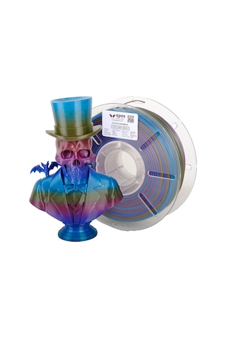 Apex3d Gökkuşağı Pla+ Filament - Kozmik Nebula 1 Kg 1.75mm