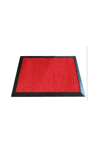 Kauçuk Hijyen Paspası Kırmızı Kıvırcıklı 60x80
