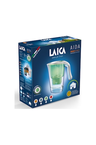 Laica Aida Akıllı Filtreli Su Arıtmalı Sürahi Turuncu 2.30 L