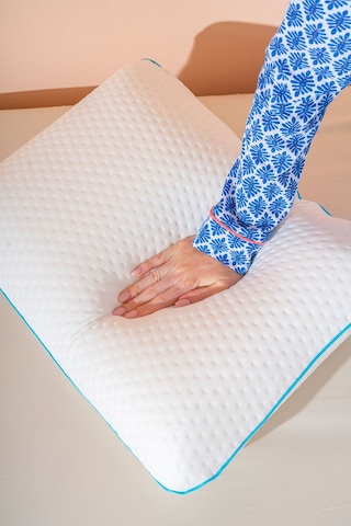 Ortopedik Visco Yastık Yüksek Klasik Yastık 60 40 15 Cm Beyaz