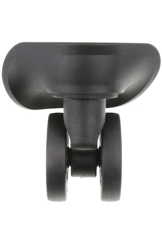 Homyl 1 Çift Bagaj Bavul Dilsiz Döner Tekerlekler Değiştirme Siyah