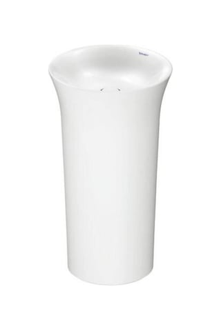 Duravit - Tulip Monoblok Lavabo 50 Cm Beyaz Duvardan Gidere Uygun - 2702500070- Beyaz
