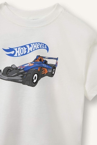 Defacto Hot Wheels Regular Fıt Kısa Kollu Tişört Erkek Bebek H4766a526smer105 Ekru-er105