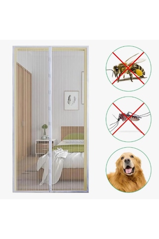 Mıknatıslı Kapı Sinekliği Tül Perde 105 X 210 Cm Standart