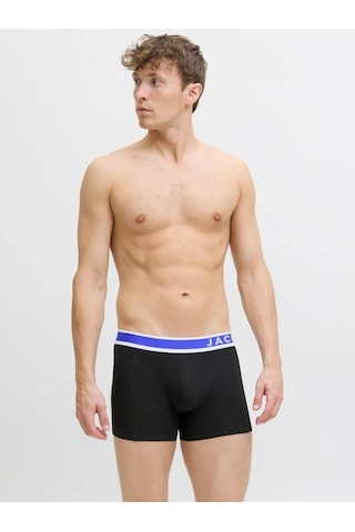 Jack & Jones Jaceaston Solid Erkek 3 Lü Set Siyah Boxer 12281991 Çok Renkli