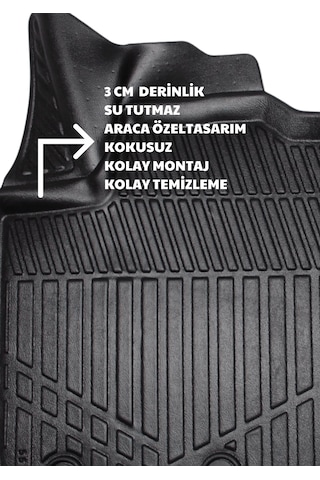 Togg T10x 2023 Yılı Ve Üstü Modeller Için Oto Paspas