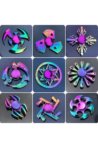 Metal Stress Çarkı Kutulu Desenli Bilyalı Rulman Stres Çarkı Uzun Süreli Dönebilen Parlak Metal