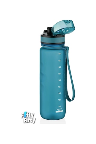Uzspace 500 Ml Kaydırmaz Maksimum Tutuş Destekli Tritan Su Matarası -ffuz1215 Turkuaz